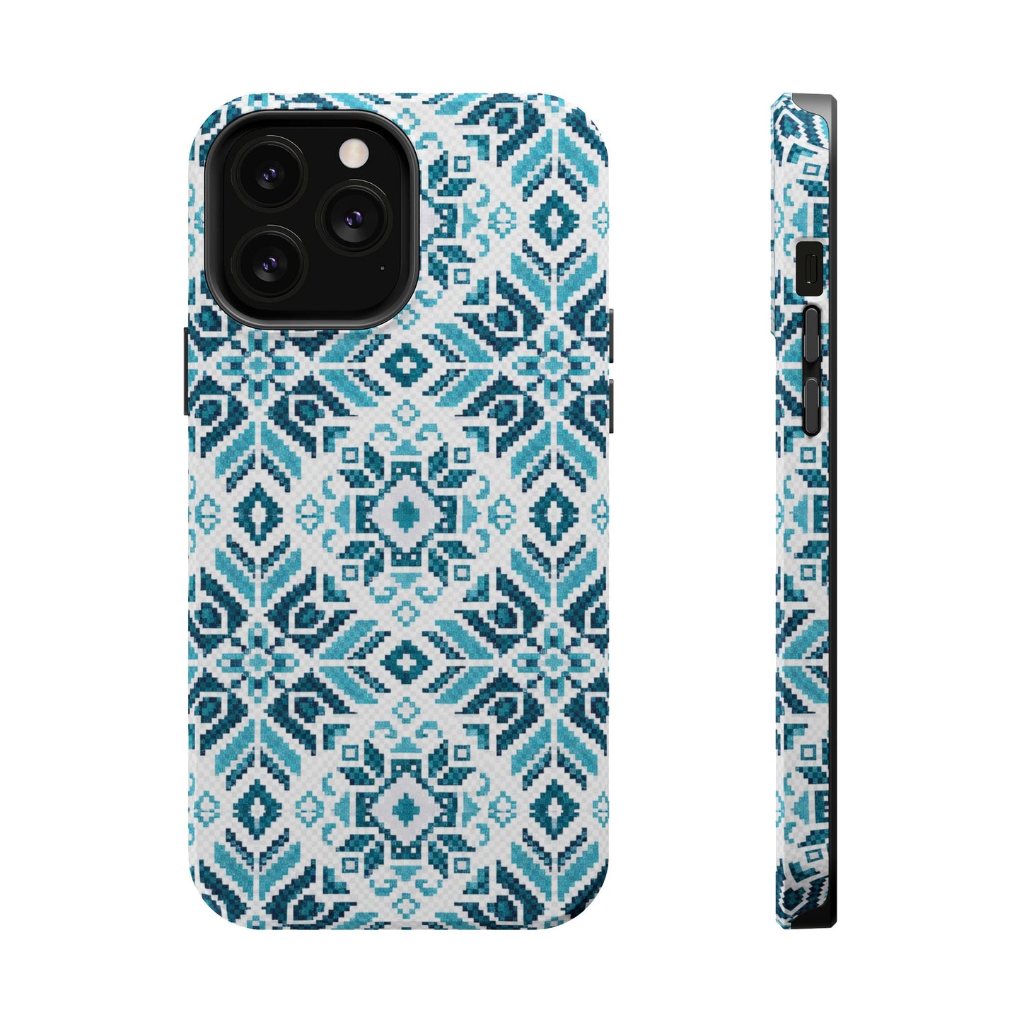 Teal Tatriz  Design - Iphone Magnetic Tough Case