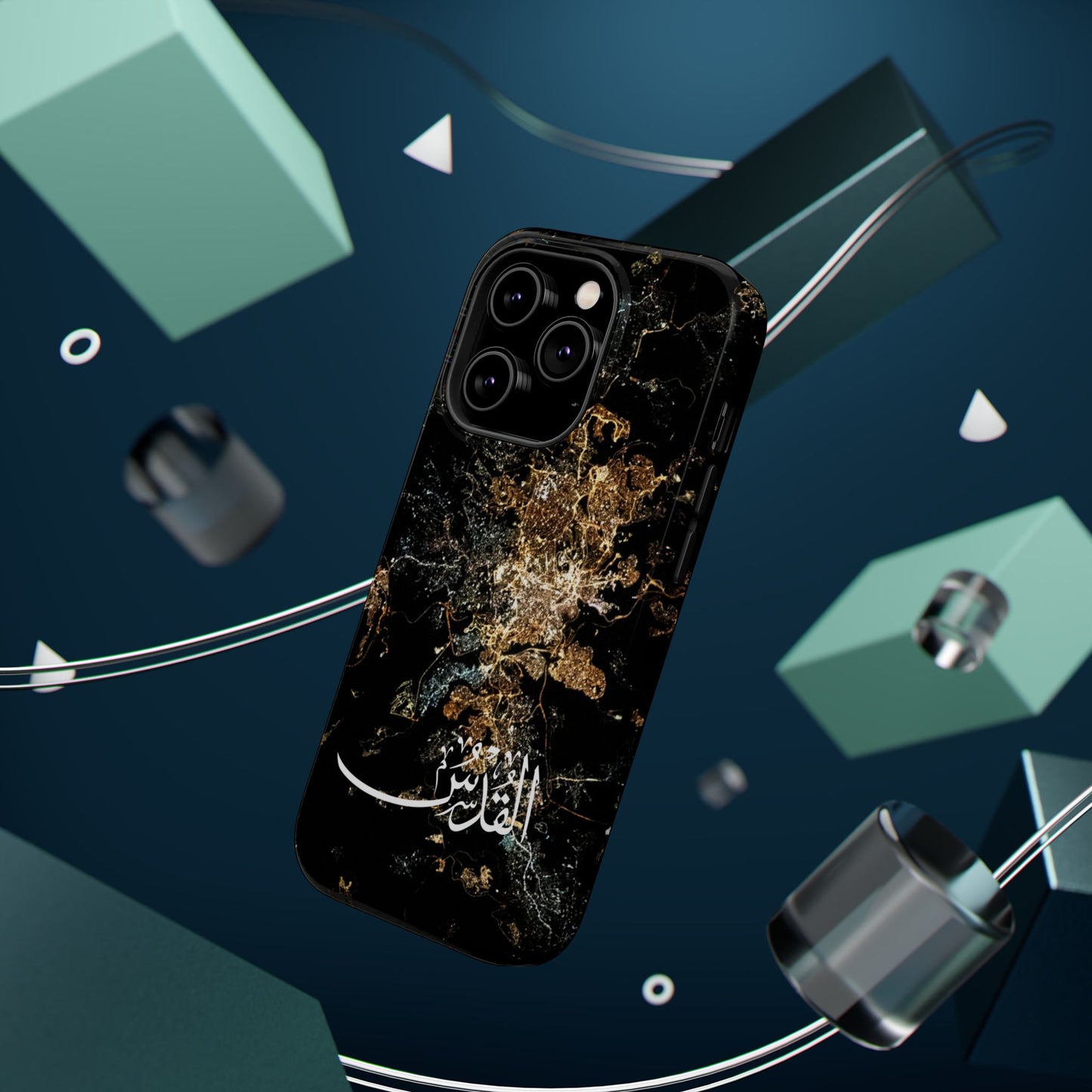 Jerusalem from Space - City of Barakah - Iphone Magnetic Tough Cases