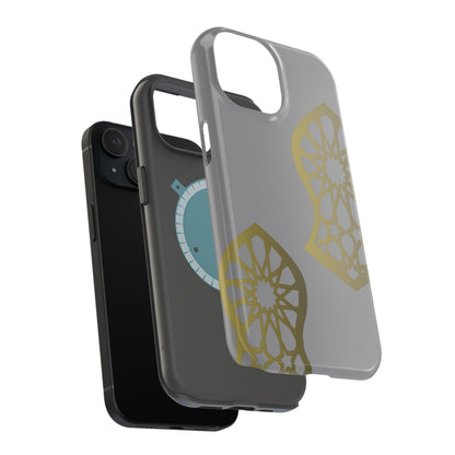 Grey and Gold Sandala Design Iphone Magnetic Tough Cases