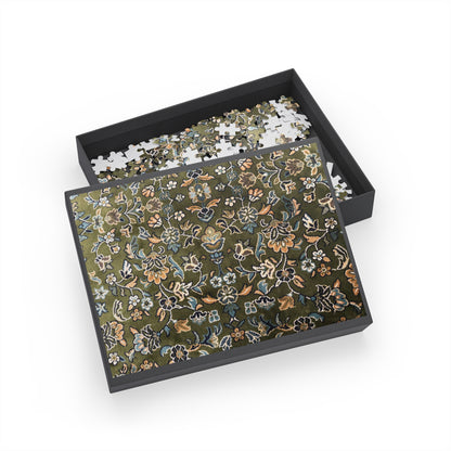 Rawdah Colorful Mosaic Puzzle (1000-Piece) - Beautiful Rawdah Carpet Design