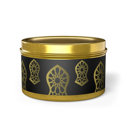 Sandala Golden Tin Candles