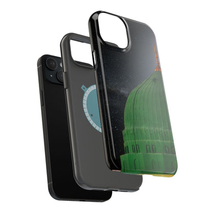 Green Dome  Design Iphone Magnetic Tough Cases
