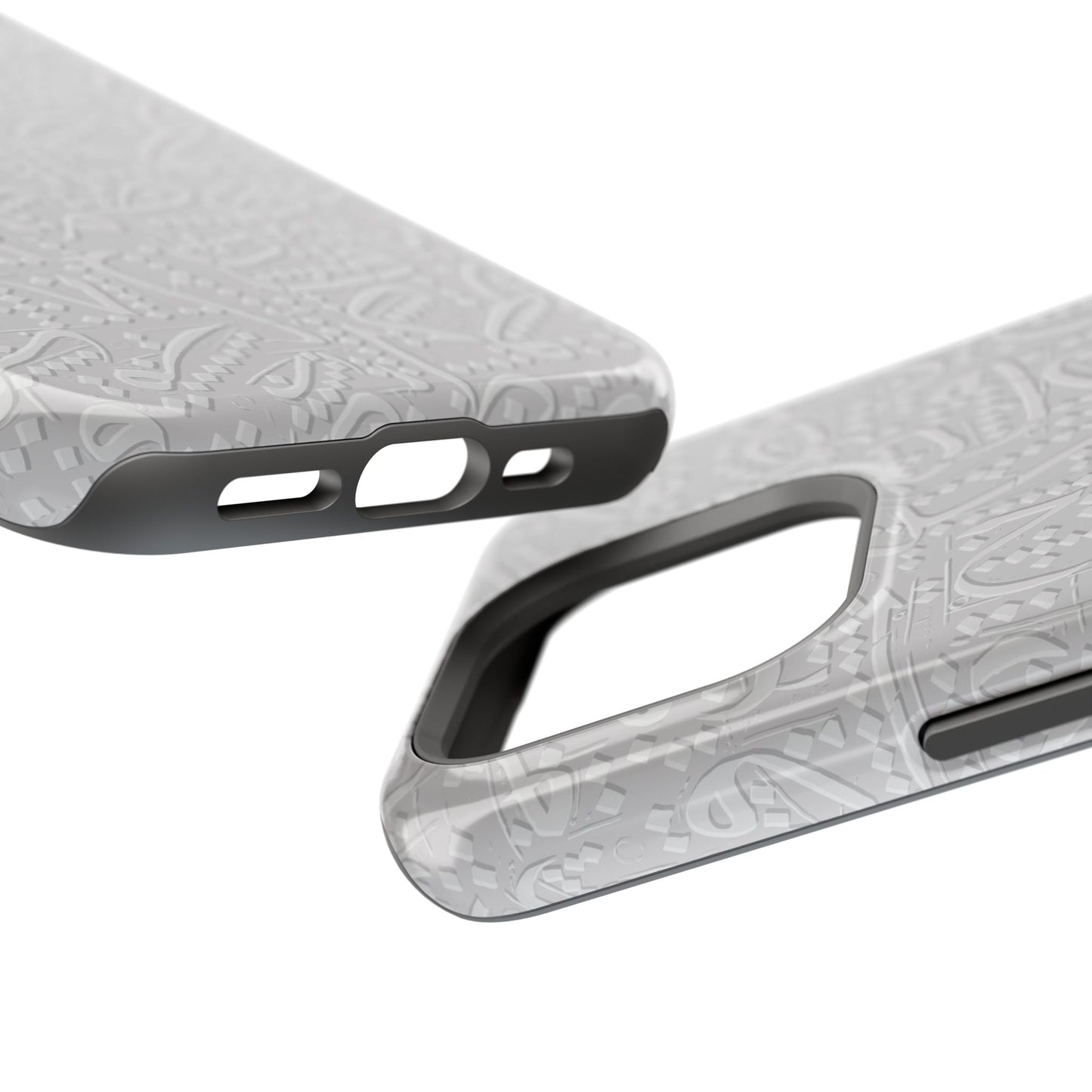 White Arabic calligraphy letters - Iphone Magnetic Tough Case