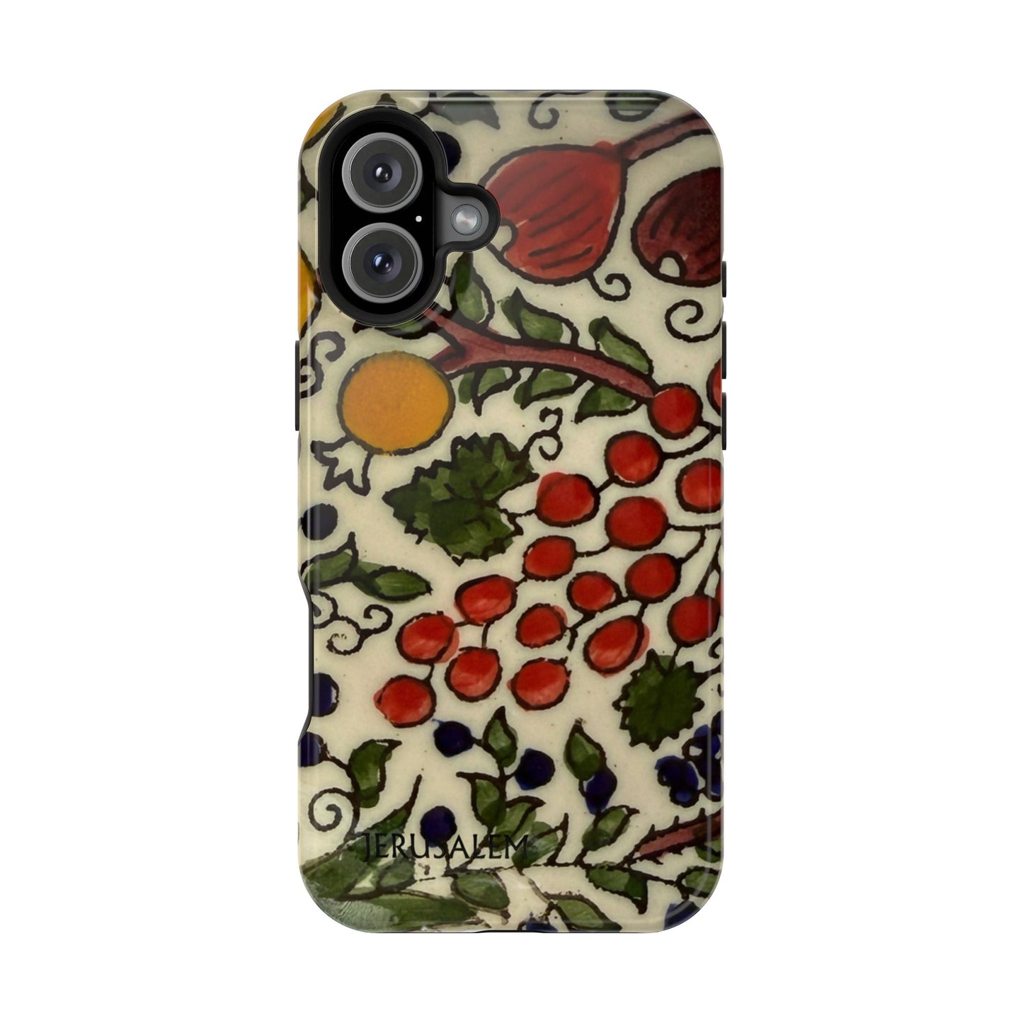 Jerusalem City Fruits Design Iphone Magnetic Tough Case