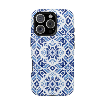 Blue Tatriz  Design - Iphone Magnetic Tough Case