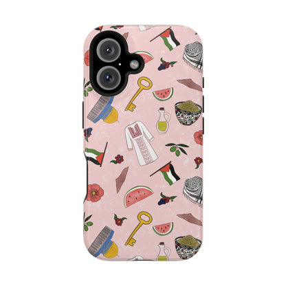 Palestinians Symbols Design - Iphone Magnetic Tough Case
