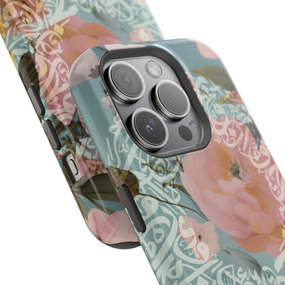 Arabic Floral Design  - Iphone Magnetic Tough Cases