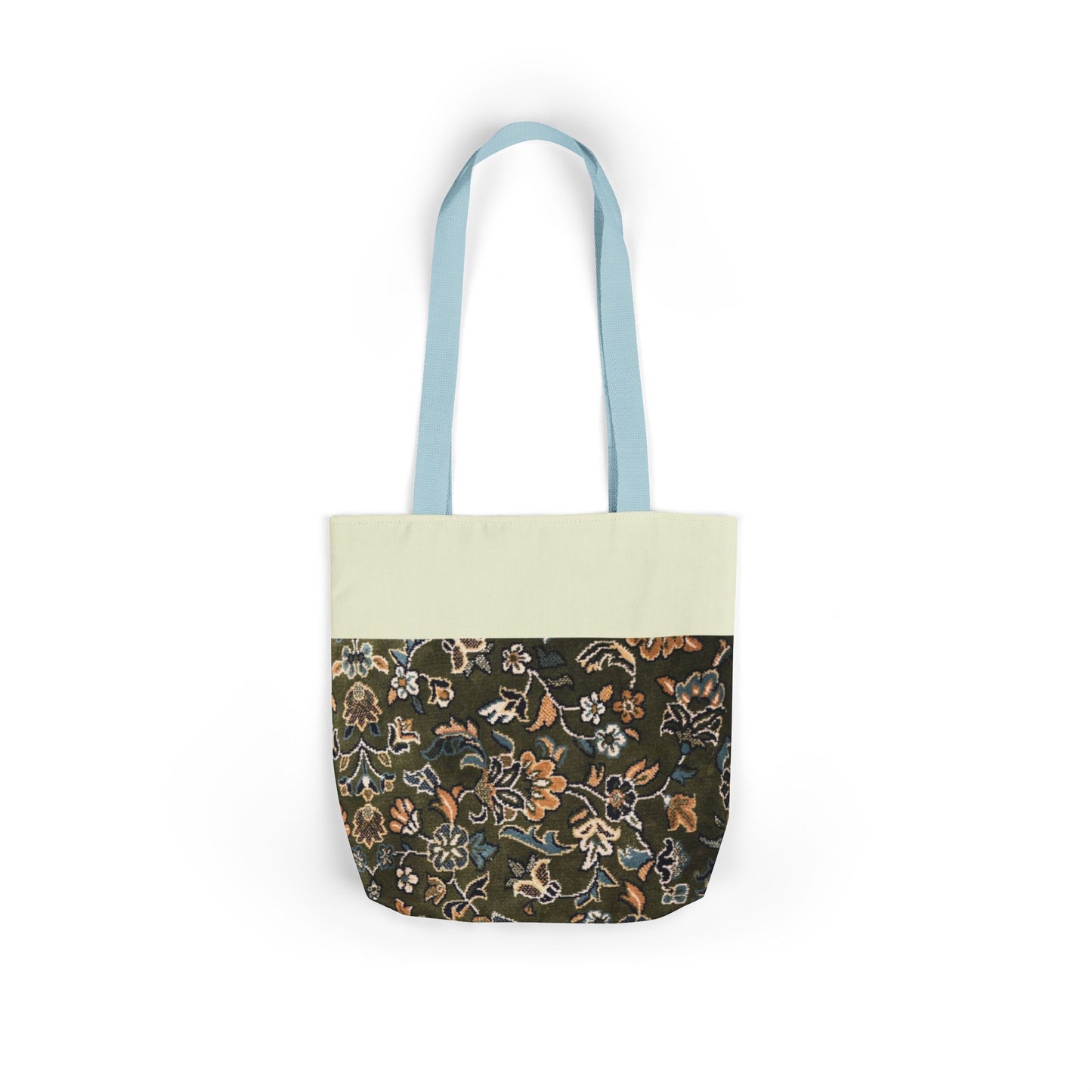 Rawdah Canvas Tote Bag, 3-Color Straps