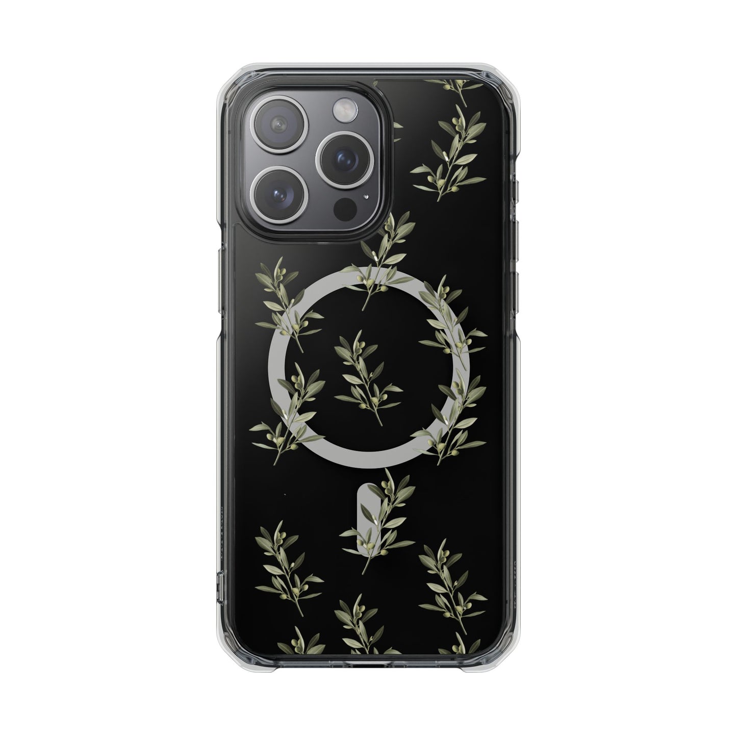 Olive Branch  MagSafe Clear Phone Case