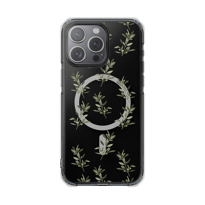 Olive Branch  MagSafe Clear Phone Case