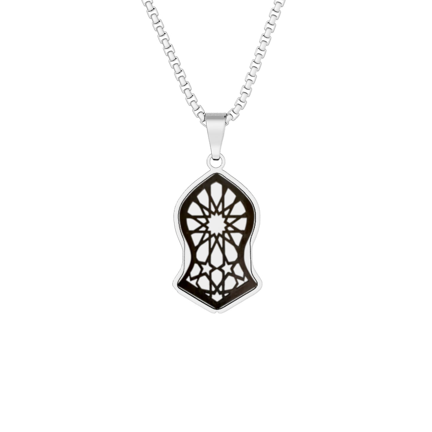 Sandala Cutout Pendant Necklace — Sterling Silver