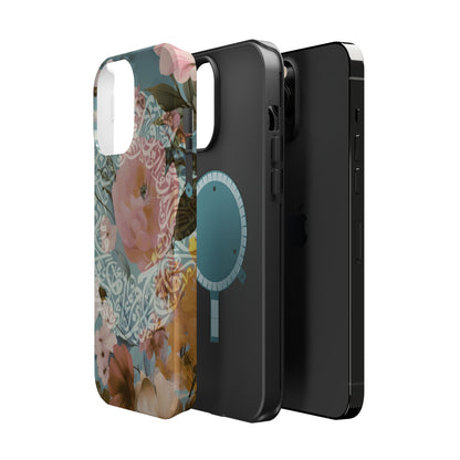 Arabic Floral Design  - Iphone Magnetic Tough Cases