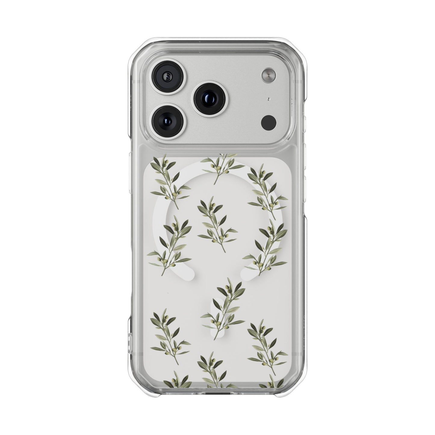 Olive Branch  MagSafe Clear Phone Case