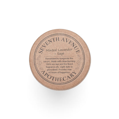 Beige and Gold Arabic Letters Festive Scented Candle - Eco Friendly 11oz