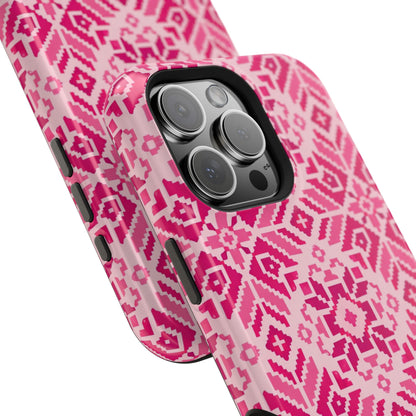Pink Tatriz  Design - Iphone Magnetic Tough Case