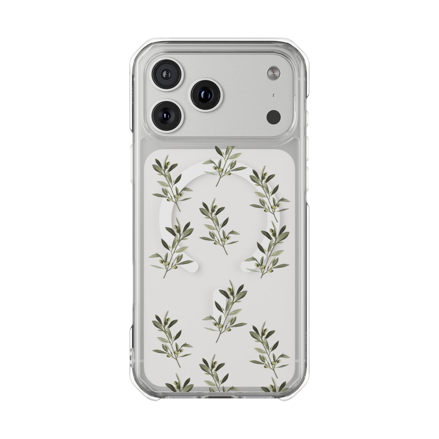 Olive Branch  MagSafe Clear Phone Case