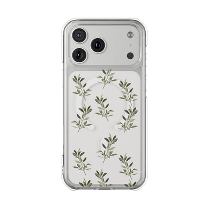 Olive Branch  MagSafe Clear Phone Case