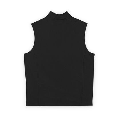 Men's Soft Shell Vest — Neon Green Sandala Logo Embroidered
