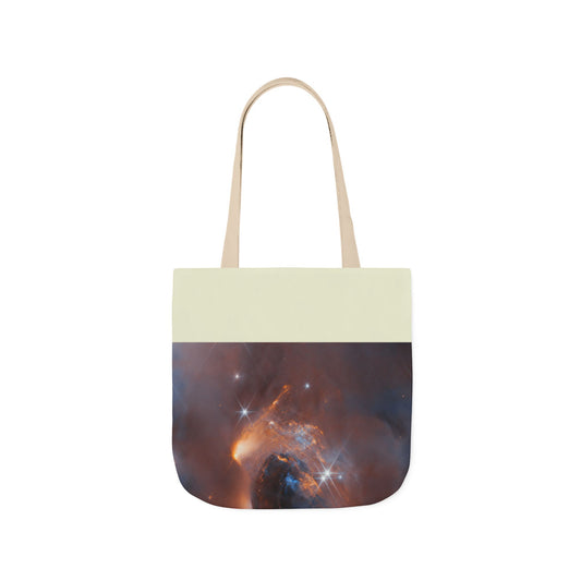New-Born Star Canvas Tote Bag, 3-Color Straps