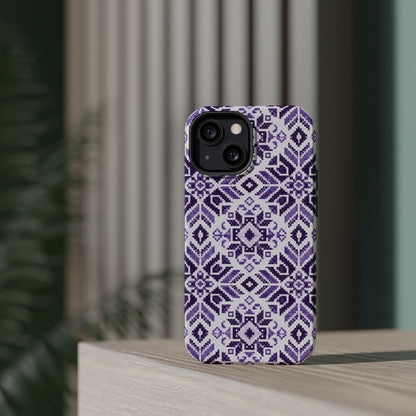 Purple Tatriz  Design - Iphone Magnetic Tough Case