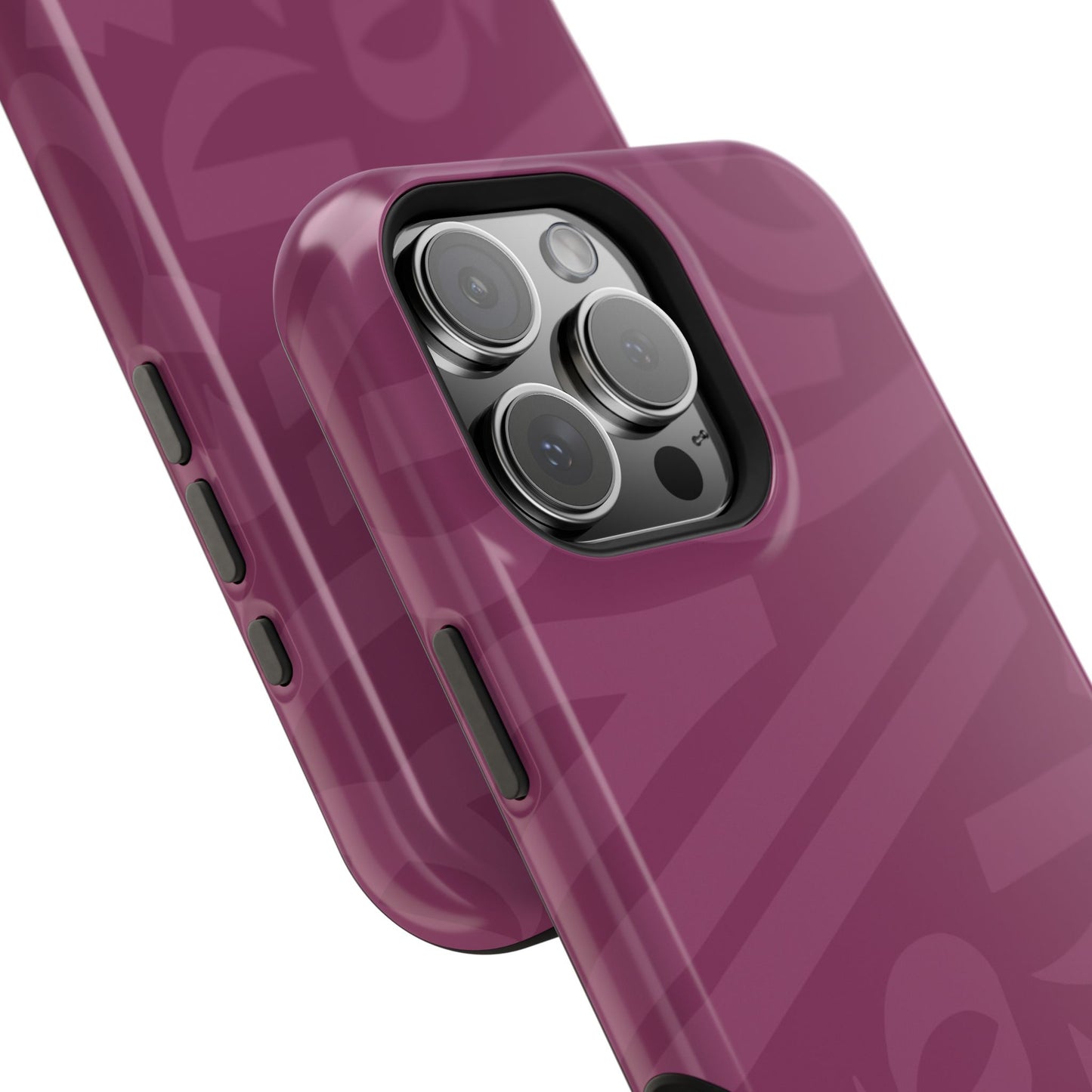 Pink calligraphy Design - Iphone Magnetic Tough Case