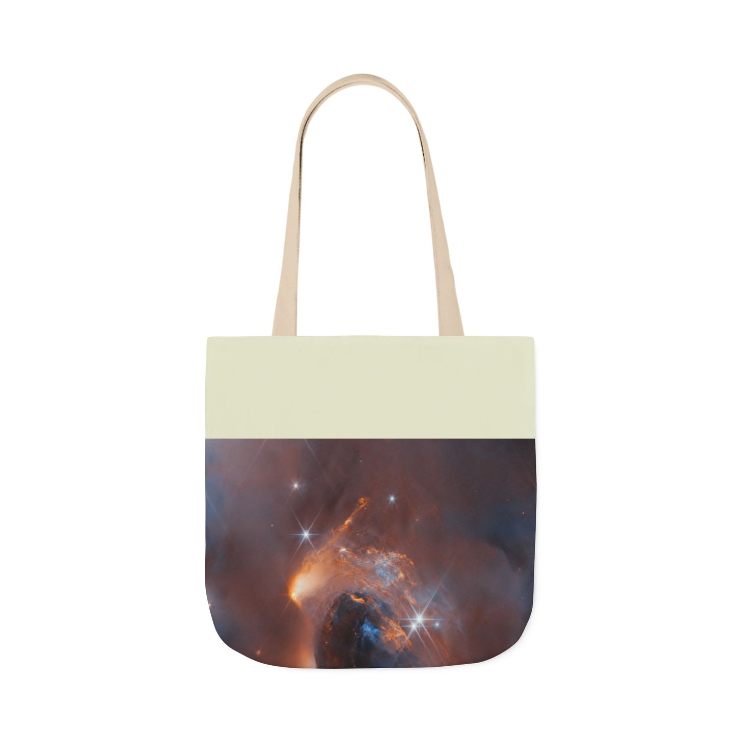 New-Born Star Canvas Tote Bag, 3-Color Straps