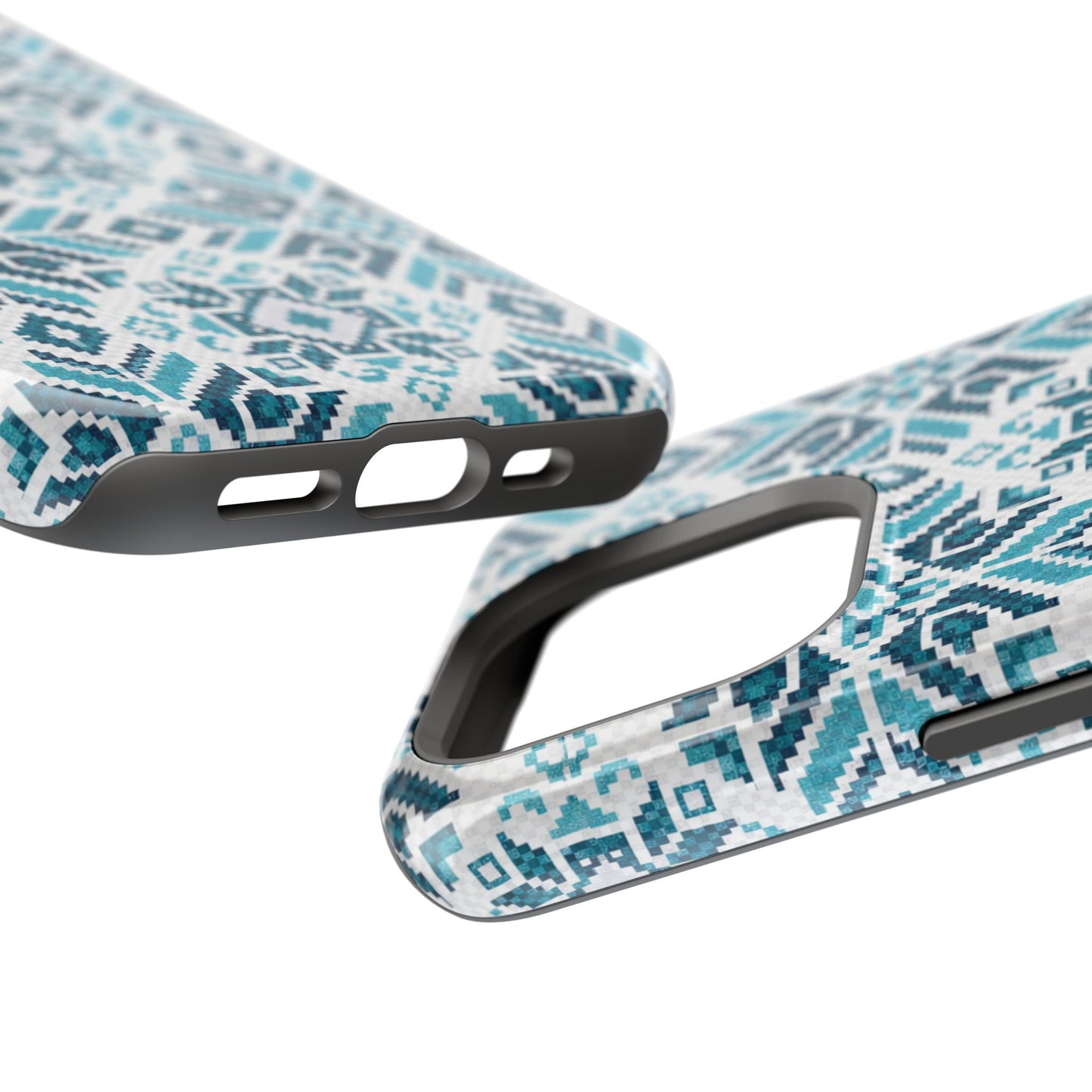 Teal Tatriz  Design - Iphone Magnetic Tough Case