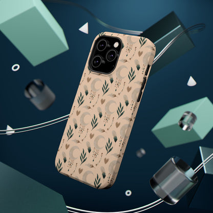 Crescent 🌙  and Hearts Design Iphone Magnetic Tough Cases