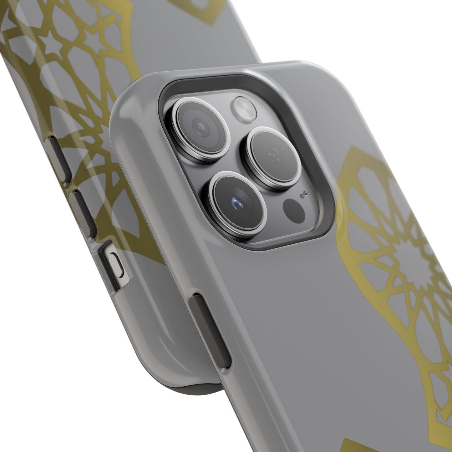 Grey and Gold Sandala Design Iphone Magnetic Tough Cases
