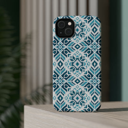 Teal Tatriz  Design - Iphone Magnetic Tough Case