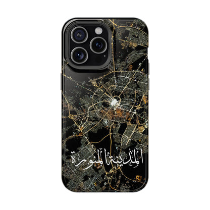 Al Madina Munawarah from Space - City of Lights- Iphone Magnetic Tough Cases