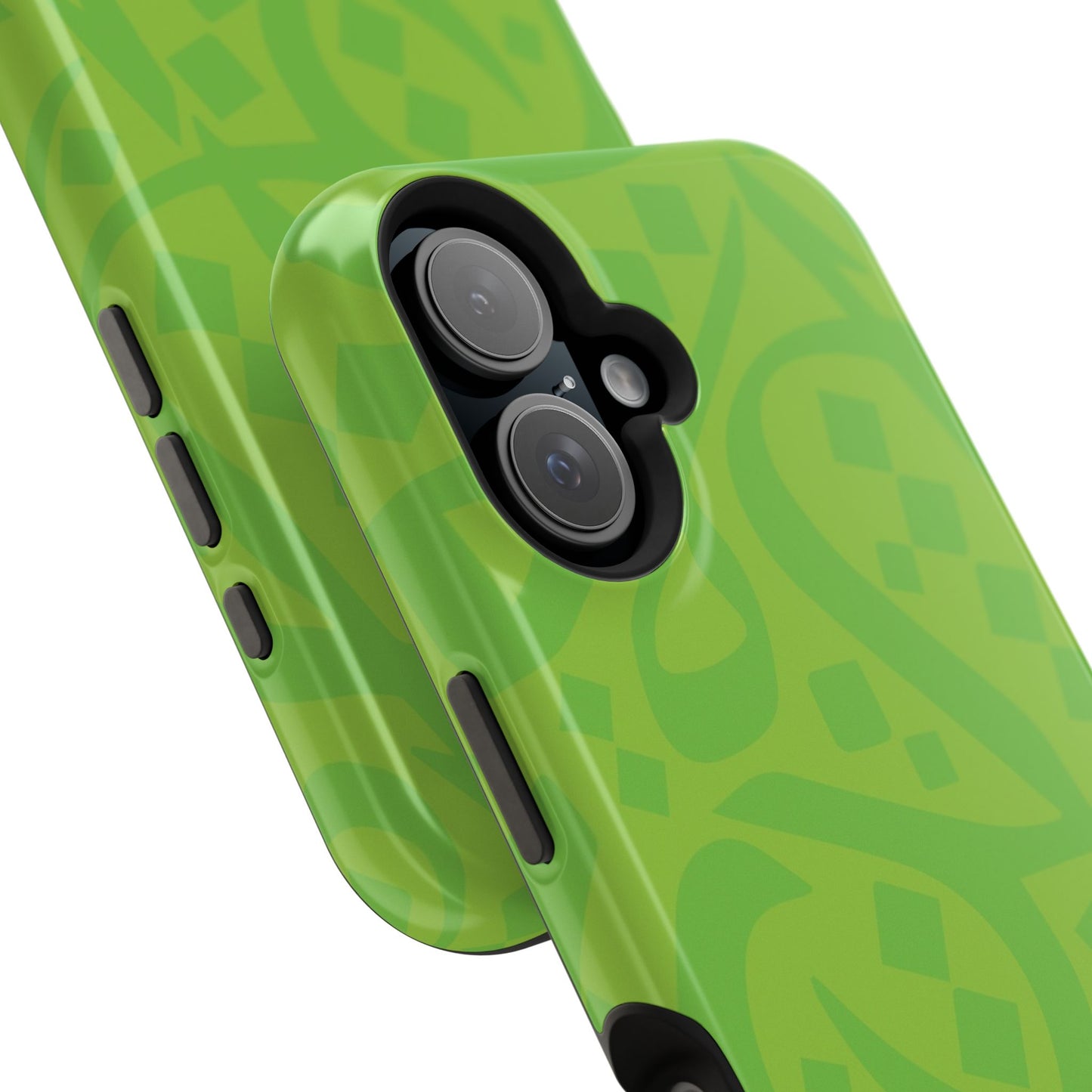 Green calligraphy Design - Iphone Magnetic Tough Case
