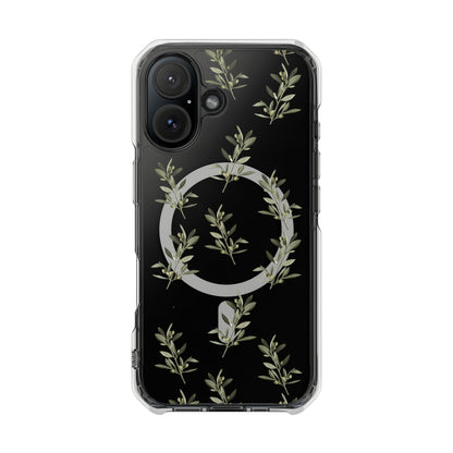Olive Branch  MagSafe Clear Phone Case