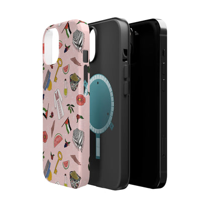 Palestinians Symbols Design - Iphone Magnetic Tough Case