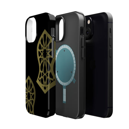 Grey and Gold Sandala Design Iphone Magnetic Tough Cases