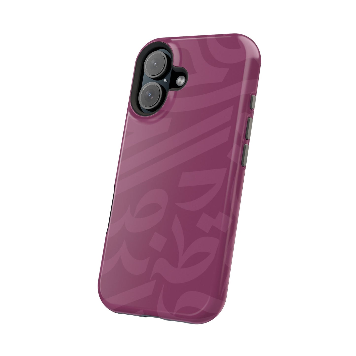 Pink calligraphy Design - Iphone Magnetic Tough Case