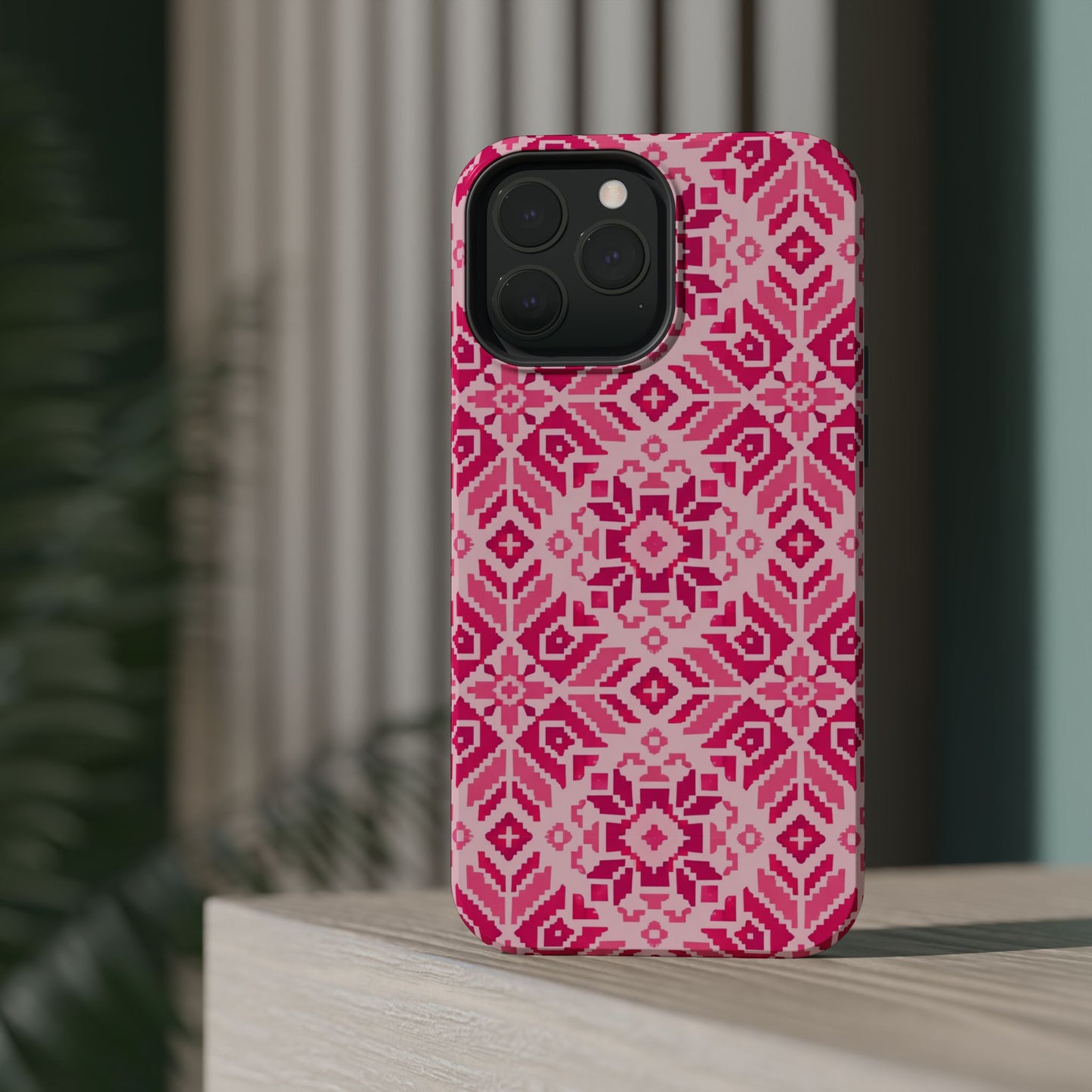 Pink Tatriz  Design - Iphone Magnetic Tough Case