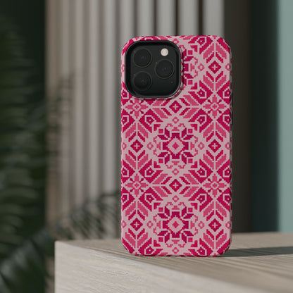 Pink Tatriz  Design - Iphone Magnetic Tough Case