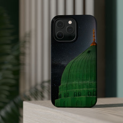 Green Dome  Design Iphone Magnetic Tough Cases
