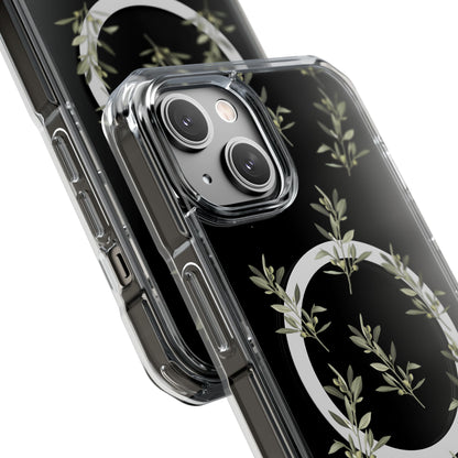 Olive Branch  MagSafe Clear Phone Case