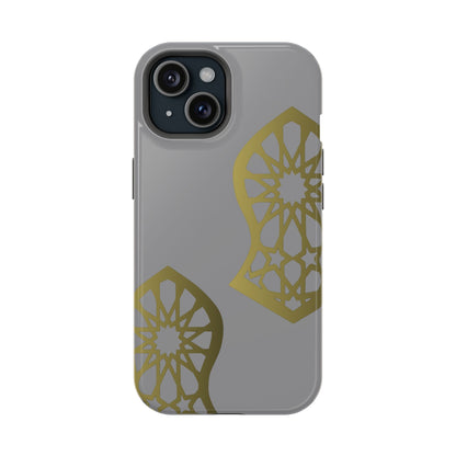 Grey and Gold Sandala Design Iphone Magnetic Tough Cases