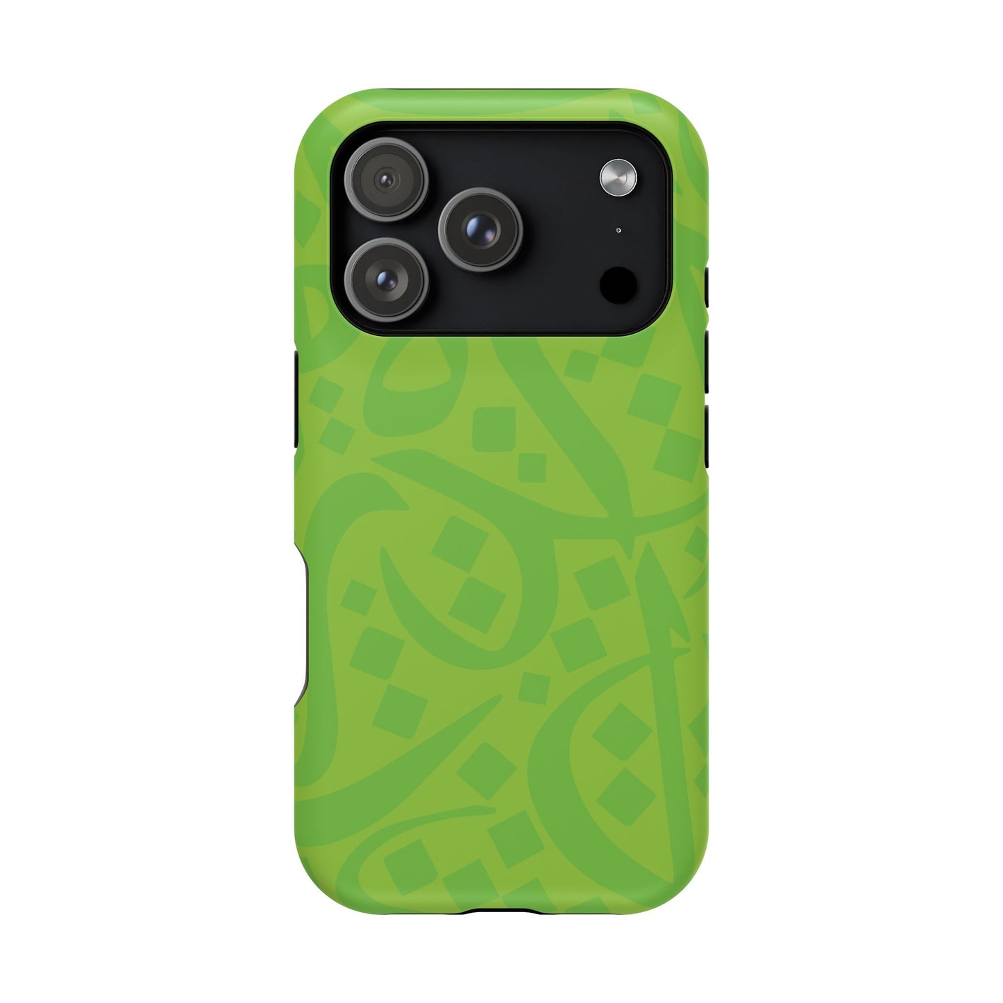 Green calligraphy Design - Iphone Magnetic Tough Case