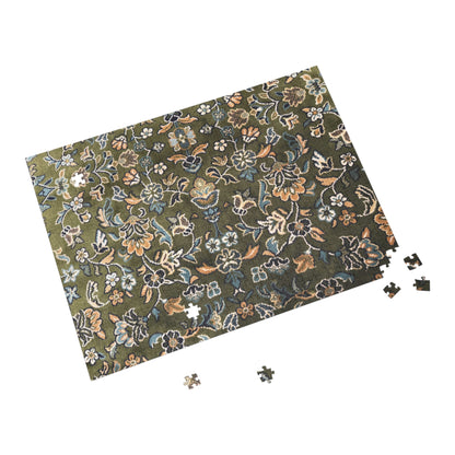 Rawdah Colorful Mosaic Puzzle (1000-Piece) - Beautiful Rawdah Carpet Design