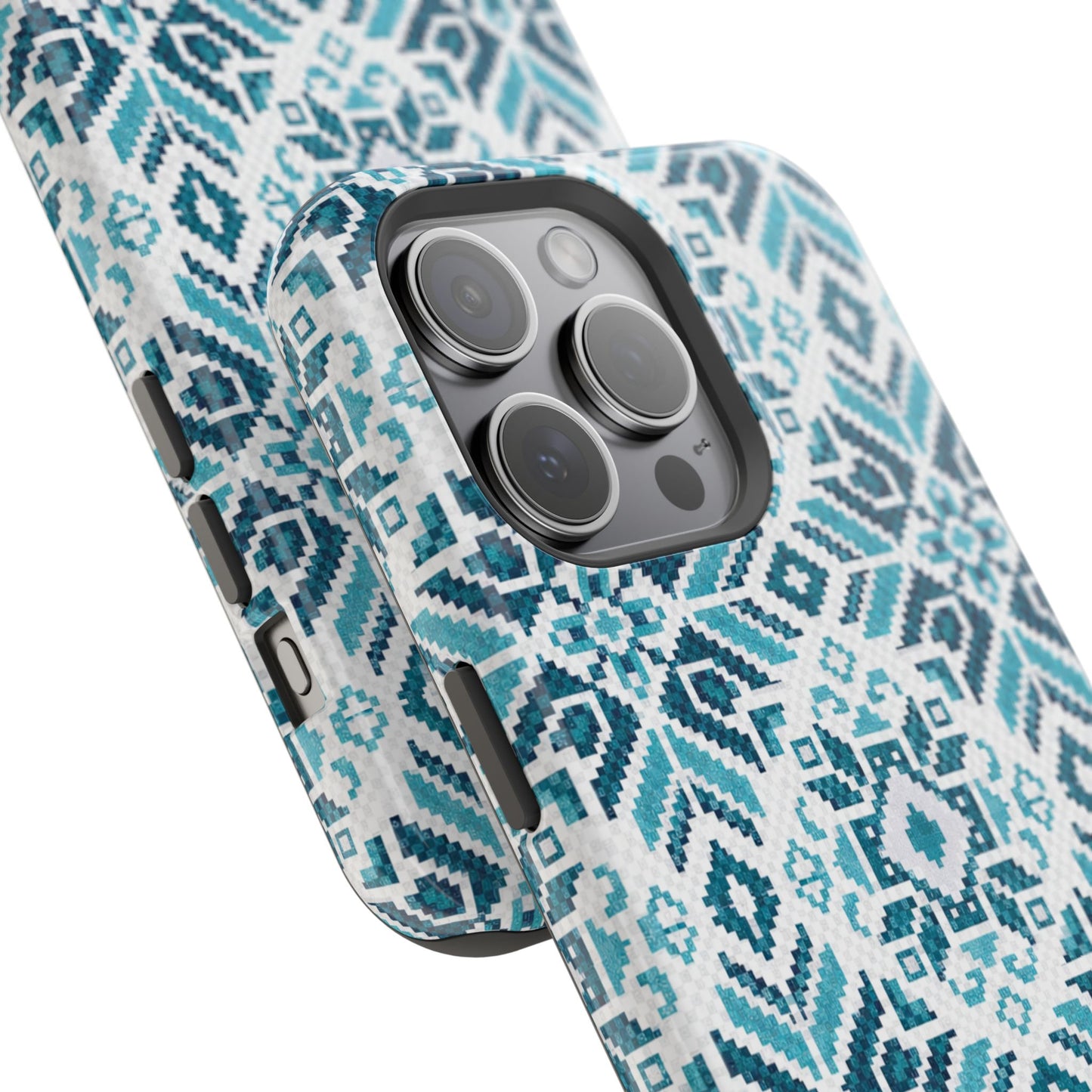 Teal Tatriz  Design - Iphone Magnetic Tough Case