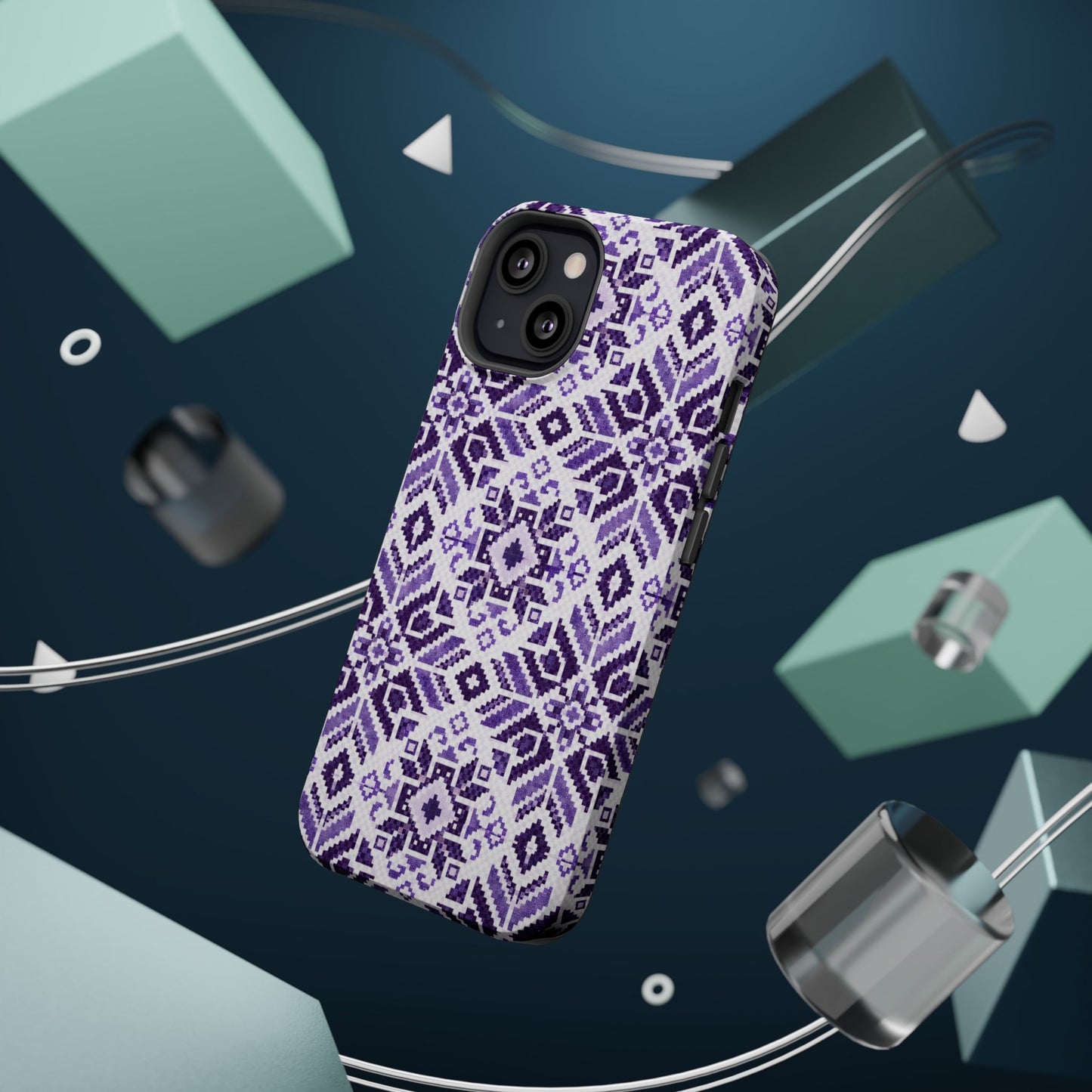 Purple Tatriz  Design - Iphone Magnetic Tough Case