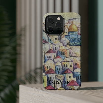 Jerusalem city  Iphone Magnetic Tough Cases