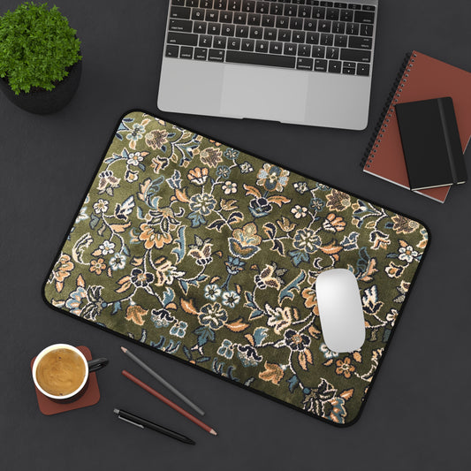 Rawdah Desk Mat for Home Office Decor, Mouse Pad, Workspace Organizer