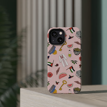 Palestinians Symbols Design - Iphone Magnetic Tough Case