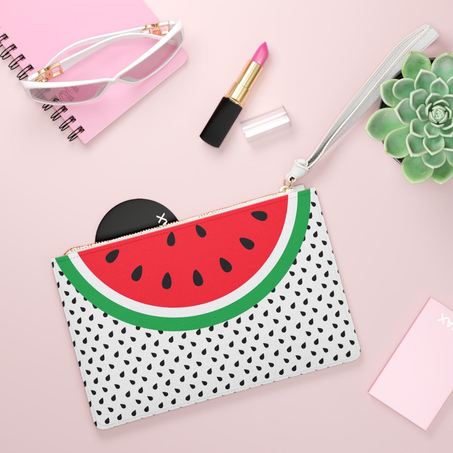 Large* Watermelon 🍉 Design Themed Clutch Bag, Stylish Purse