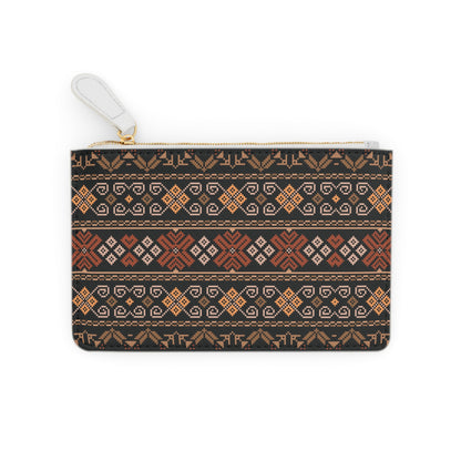 Red Rose 🌹 geometric design Mini Clutch Bag